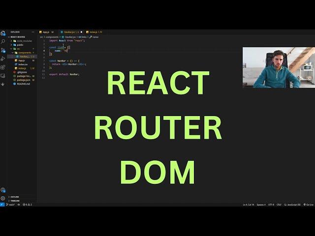 React Router Dom | Como navegar entre las paginas de tu Web | REACT JS