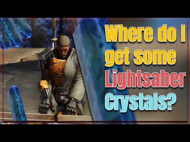 SWTOR - How to get Lightsaber Crystals | Beginners Guide 2023