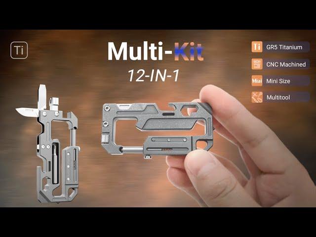 Multi-Kit: The Ultimate Titanium Pocket-Sized Toolbox You Need