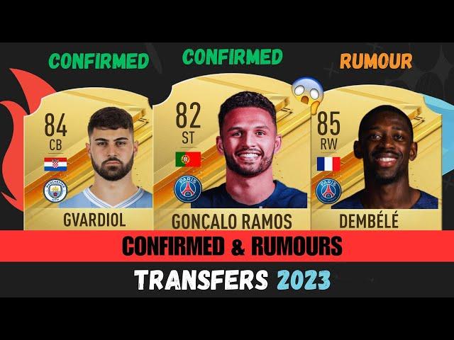  NEW CONFIRMED TRANSFERS & RUMOURS!  (FIFA 24) │ EAFC 24 ft. Gvardiol , Ramos, Dembele…