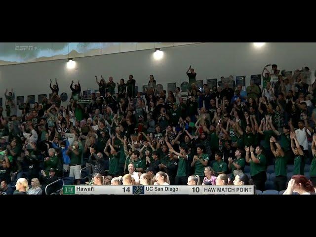 Hawaii Wahine Volleyball vs UCSD (Oct. 4, 2024)