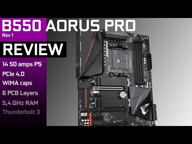 B550 AORUS PRO (Rev 1):  Why you should think twice.