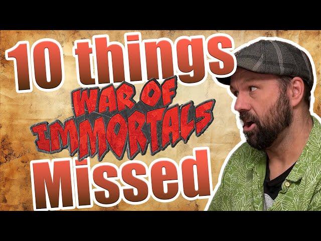 10 things you missed in War of the Immortals