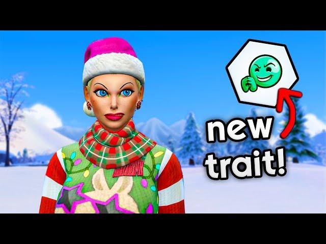 Finishing the Sims 4 Christmas event & unlocking a new trait