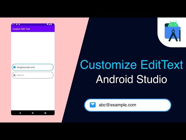 Custom EditText in Android Studio | Aditya Tech Developers