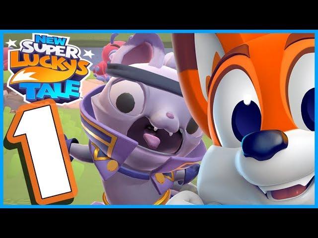 NEW Super Lucky's Tale Walkthrough Part 1 Sky Castle & Master Mittens (Nintendo Switch)