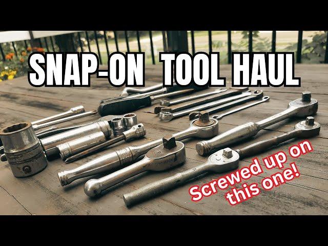 Snap-on Tool Haul - I DIDN"T READ THE AUCTION DESCRIPTION!