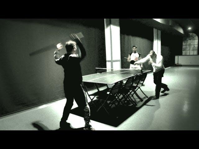 Playing Ping Pong Like Bruce Lee