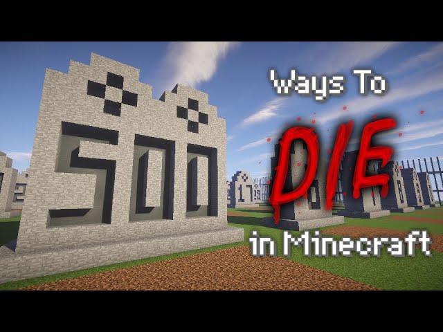 500 Ways to Die in Minecraft (Compilation of Parts 1-10)