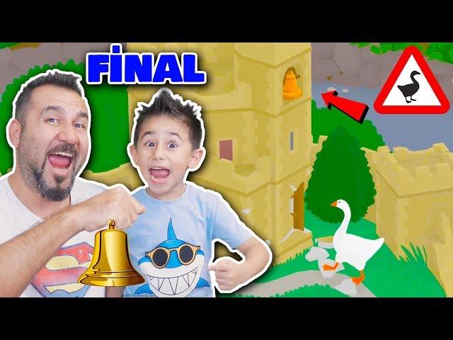 GİZLİ KULEDEN PAYTAK KAZ İLE ALTIN ZİL ÇALIYORUZ! FİNAL? | UNTITLED GOOSE GAME OYNUYORUZ