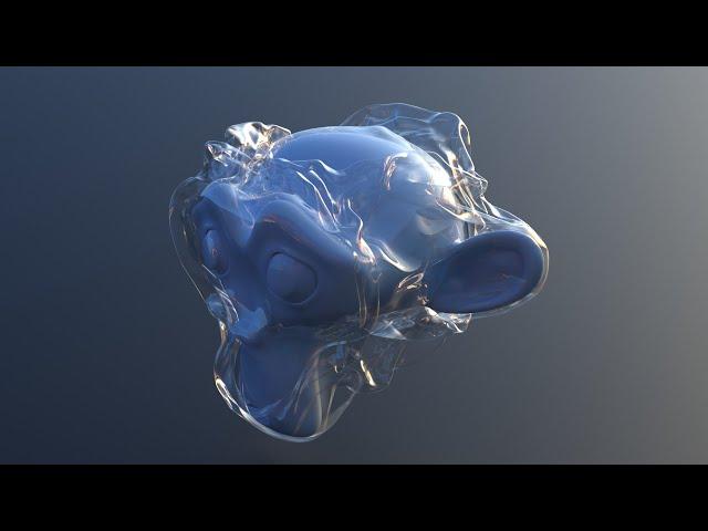 Vacuum film around the object. Blender tutorial