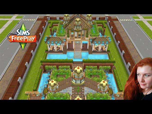 The Sims FreePlay дом с оригинальным дизайном & house with original design
