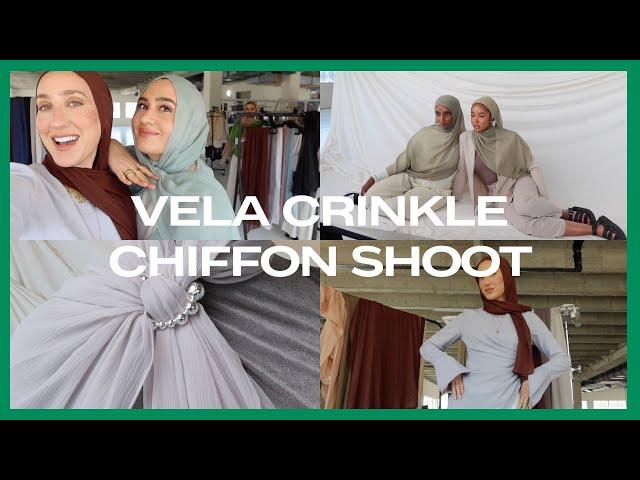 VELA’s Crinkle Chiffon studio photoshoot | VELA Vlog Ep. 5 | Behind the Scenes