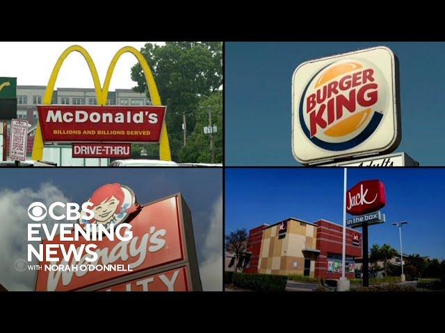 Consumers fed up with soaring fast food prices