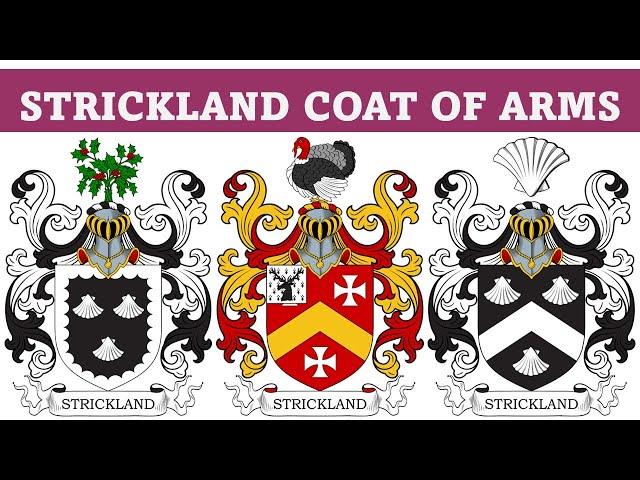 Strickland Coat of Arms & Family Crest - Symbols, Bearers, History