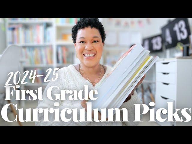 1ST GRADE CURRICULUM PICKS 2024-2025 HOMESCHOOL YEAR