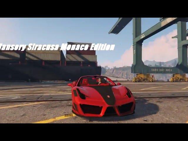 [DTD]Ferrari 458 Mansory Siracusa Monaco Edition (GTA5)