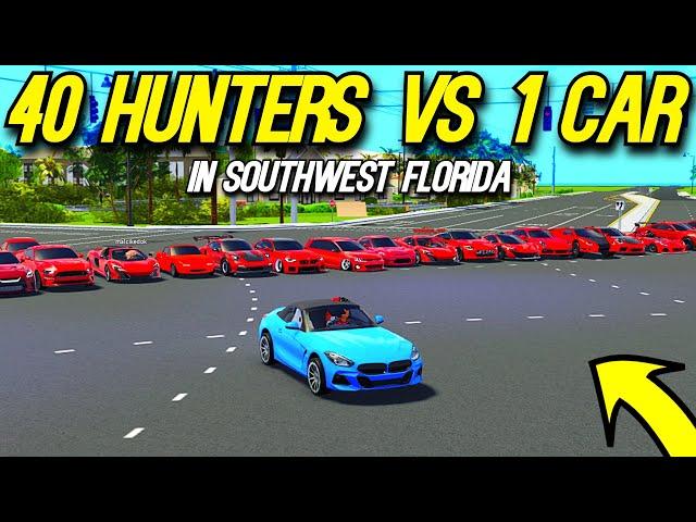 40 Hunters Vs 1 Car In Southwest Florida!