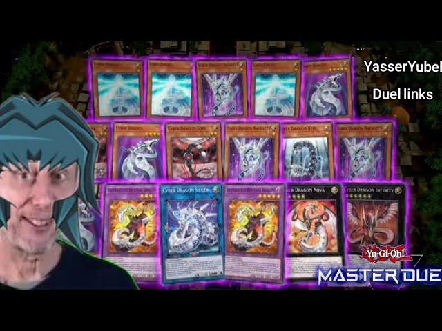 CHIMERATECH OVERDRAGON.      This is The Pawer of Cyber Lagase (Yu-Gi-Oh Master Duel)Zane Deck