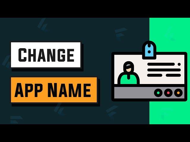 Easy way to Change App Display name in Flutter