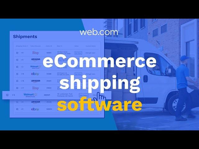 eCommerce Shipping for your Online Store | Web.com eCommerce