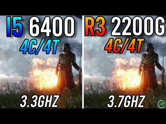 i5 6400 vs Ryzen 3 2200G - Huge Difference?