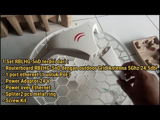 how to quickly install RBLHG-5nD -Mikrotik- LHG