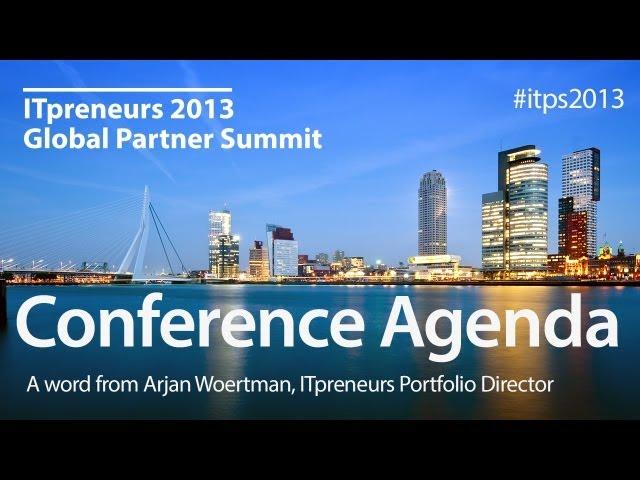 ITpreneurs 2013 Global Partner Summit - Conference Agenda #itps2013