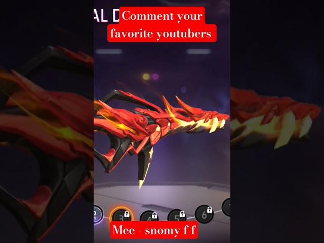 comment your favorite youtubers ️ me-- snomy f f @SNOMYFF