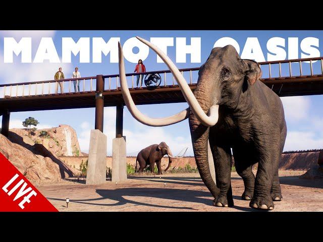  Building A Giant Mammoth Safari Habitat | Jurassic World Evolution 2 Sandbox Park (modded)