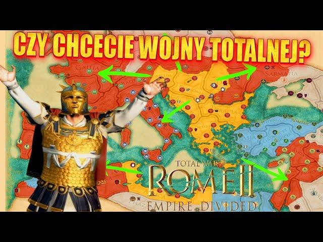 [#1] ROZPOCZYNAMY OD UPADKU RZYMU! | MEGAKAMPANIA RZYMU - LEGENDARNY | Total War: Rome 2