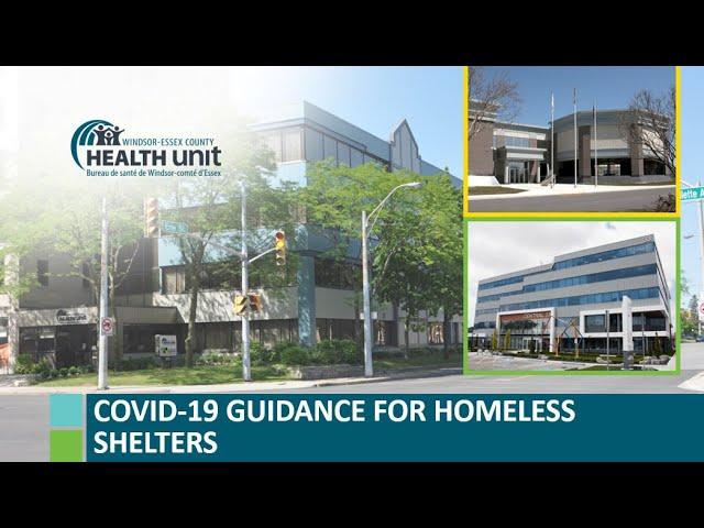 COVID-19 Guidance for Homeless Shelters