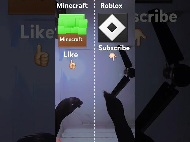 Roblox vs Minecraft #funny #animation #cneᴅɪᴛᴢ #emoji #roblox #minecraft #fight