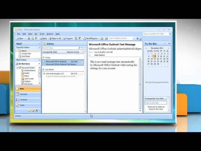 Microsoft® Outlook 2007: How to set as the default e-mail client on Windows® Vista?