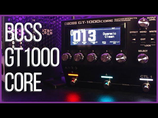 Boss GT1000 CORE - First Tones & Impressions