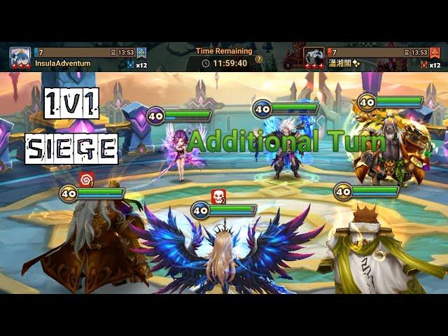 1V1 SIEGE : 瀟湘閣 - The ADDITIONAL TURNS on This Sylvia Brita Byungchul were UNFAIR!! - Summoners War