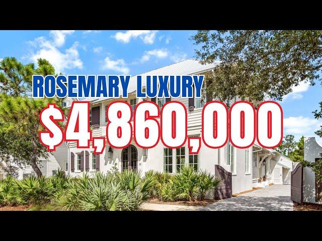 INSIDE a $4,860,000 Modern Luxury Rosemary Beach Home | 30A Beach Real Estate