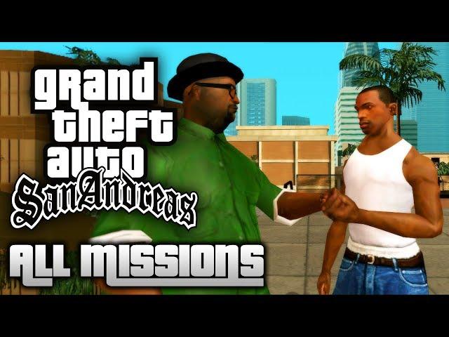 GTA San Andreas All Missions - Full Game Walkthrough (1080p 50fps)