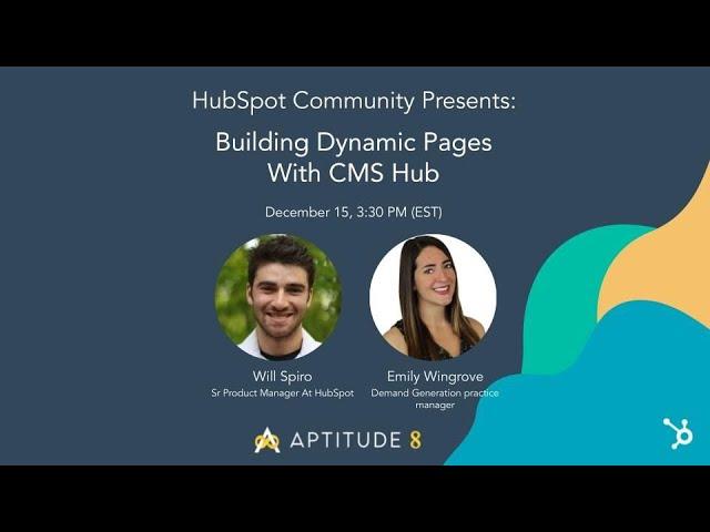 Building Dynamic Pages with CMS Hub