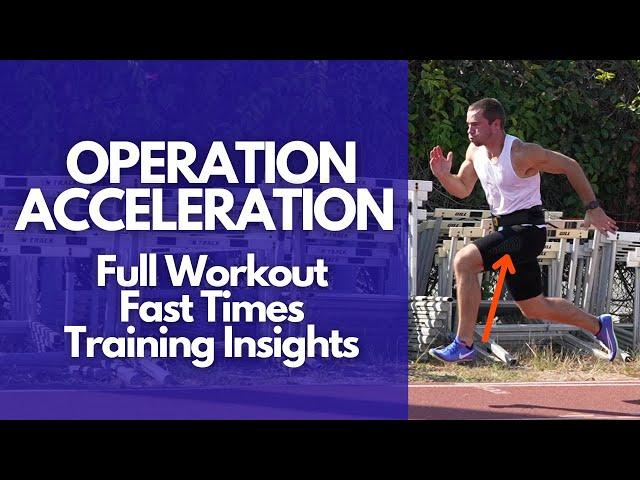 Quality Acceleration Workout With PR Level Times