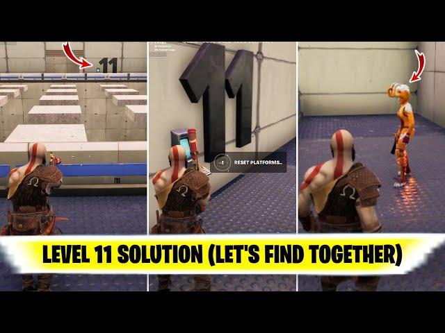 Fortnite Duo Escape Run Boss Fight LEVEL 11 Solution (Let's Find Together) | Duo Escape Run Boss