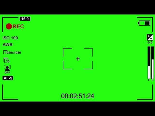 Запись с камеры REC Футажи Хромакей Вставка для монтажа #12
