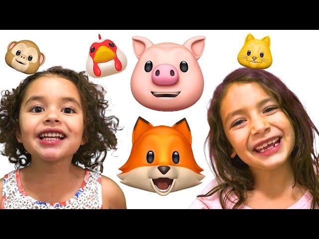 Old MacDonald Had a Farm with Animojis with Animal Sounds | FAM JAM