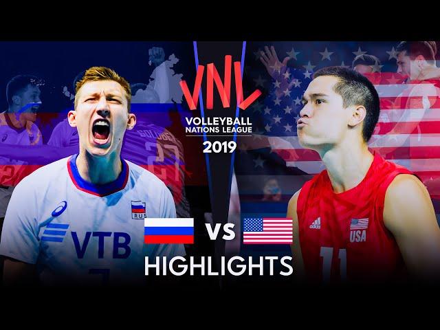 LEGENDARY MATCH | RUSSIA vs USA | FINAL Men's VNL 2019