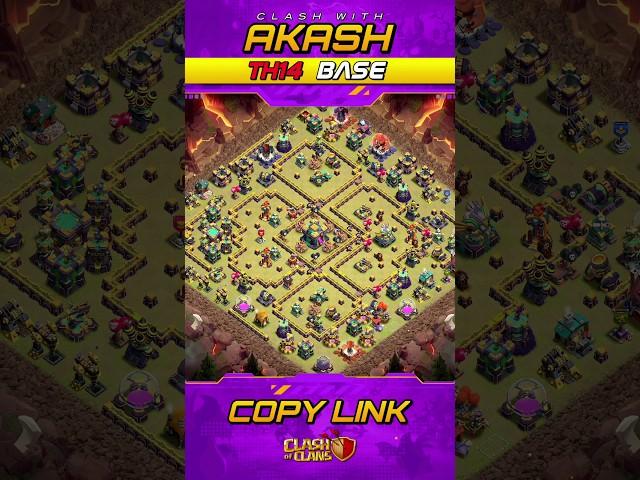 Only 1 Star TH14 War Base 2025 Anti 2 Star Anti Electo Dragon Anti Zap Witches Clash of Clans