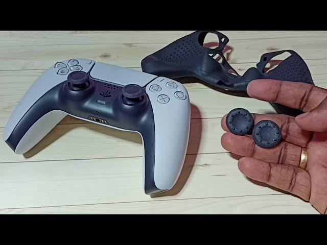 PS5 : How to Put Thumb Grips on PS5 DualSense Controller | Remove Joystick Grip from PS5