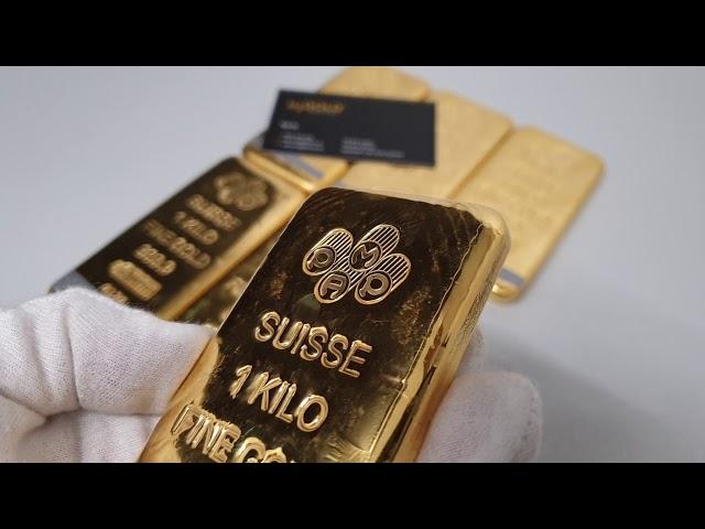 New Zealand Gold Merchants - Large Gold Bars from Switzerland