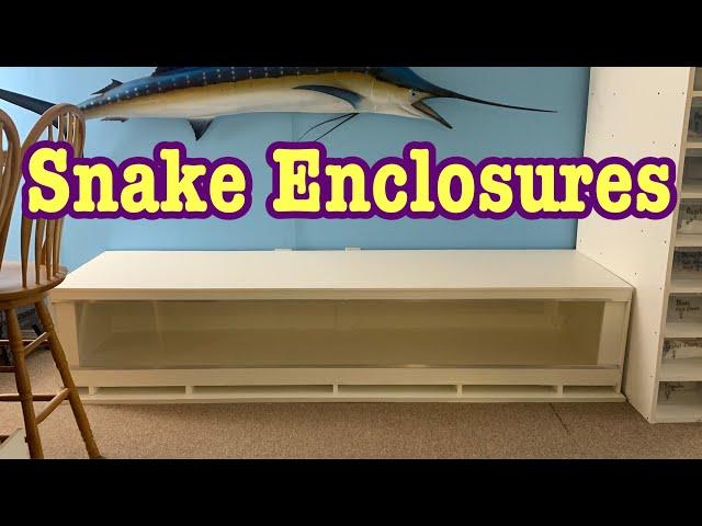 How to Build Snake Enclosures (Cheap & Easy) DIY