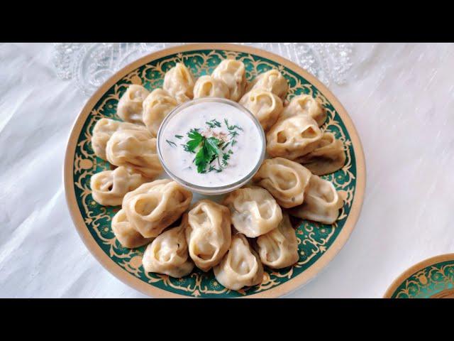 Манты.Домашные.Пальчики оближешь.Настоящий Узбекский Манты.Uzbek Manti. Kelinlar uchun Recept.