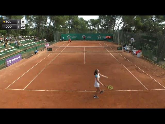 Oceane Dodin [2] - Anastasia Zolotareva | W60 Montpellier 2023 Round of 32